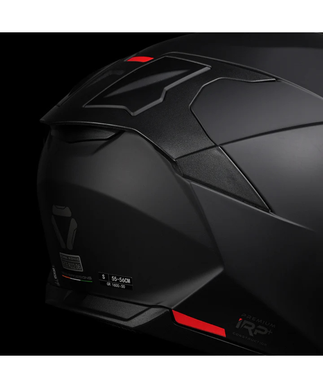 Korda Sonic GP Roadlion Helmet - Matt Black Grey