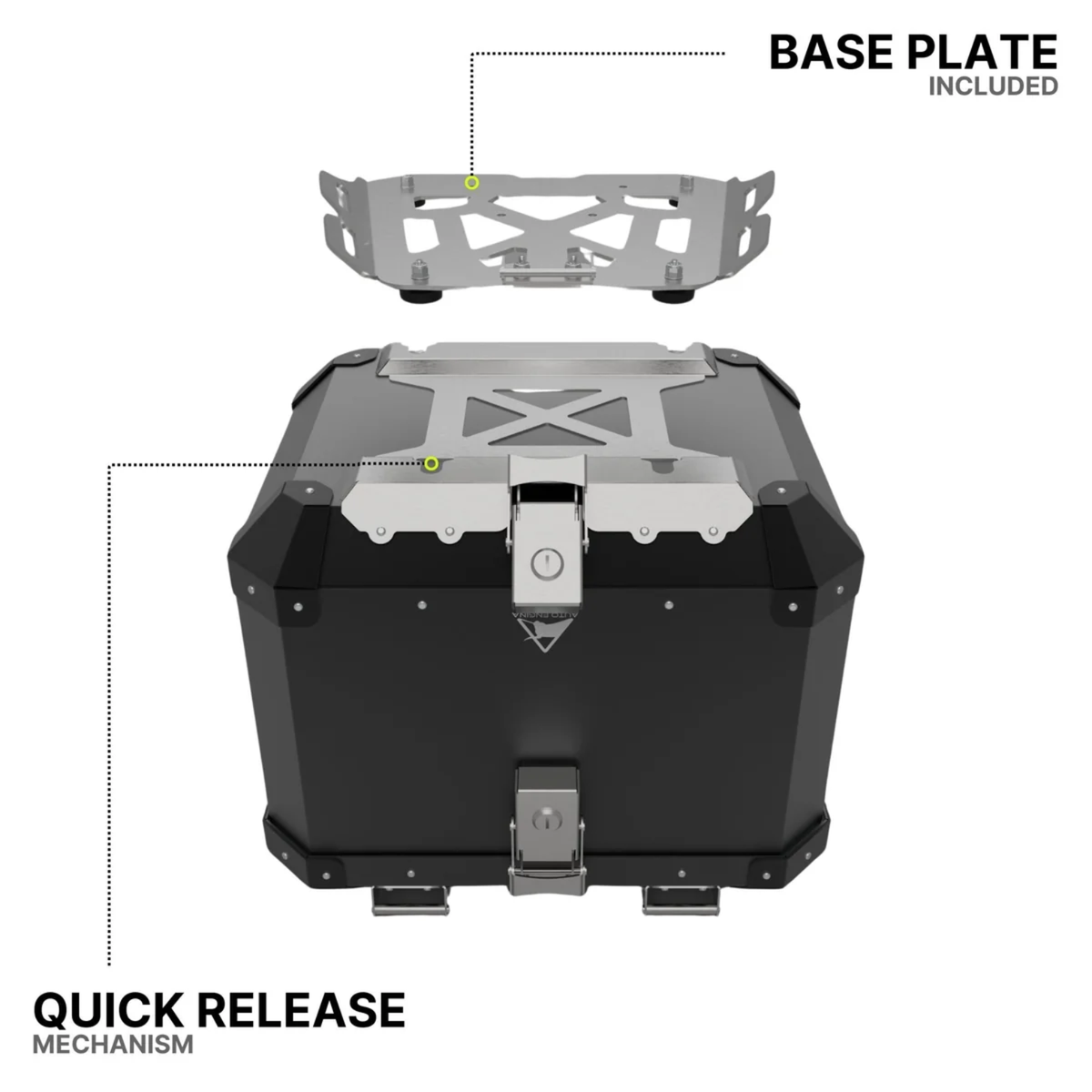 Auto Engina KTM ADV 390 R/X/S (2025) 42L Top Box - Black - Auto Engina