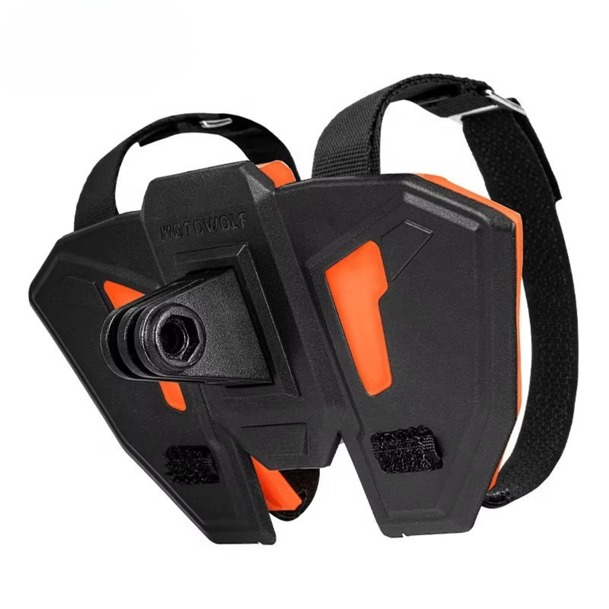 Motowolf Action Cam Helmet Chin Mount - Orange