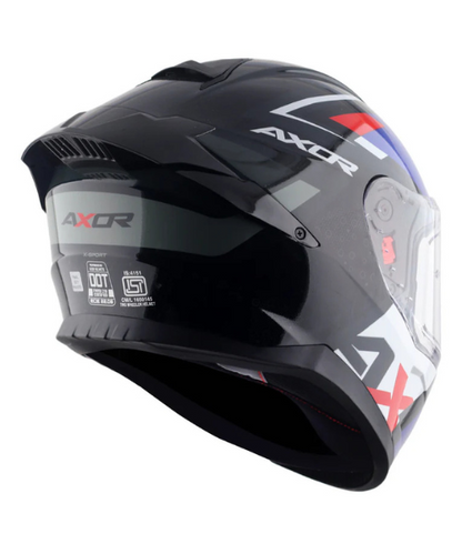 Axor Saber X-Sport Helmet - Gloss Black Blue