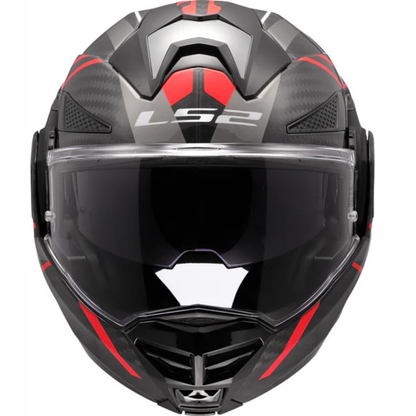 LS2 FF901 Advant X Carbon Fiber Future II Helmet (ECE 22.06) - Matt Red