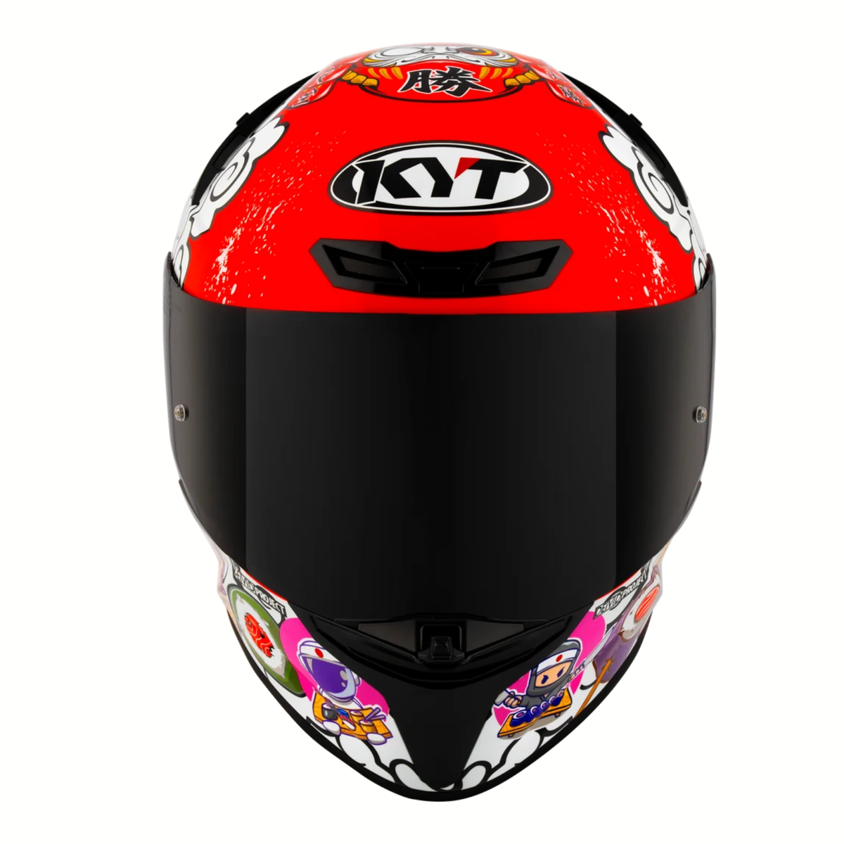 KYT TT-Revo Sushi Time Helmet - Gloss Red