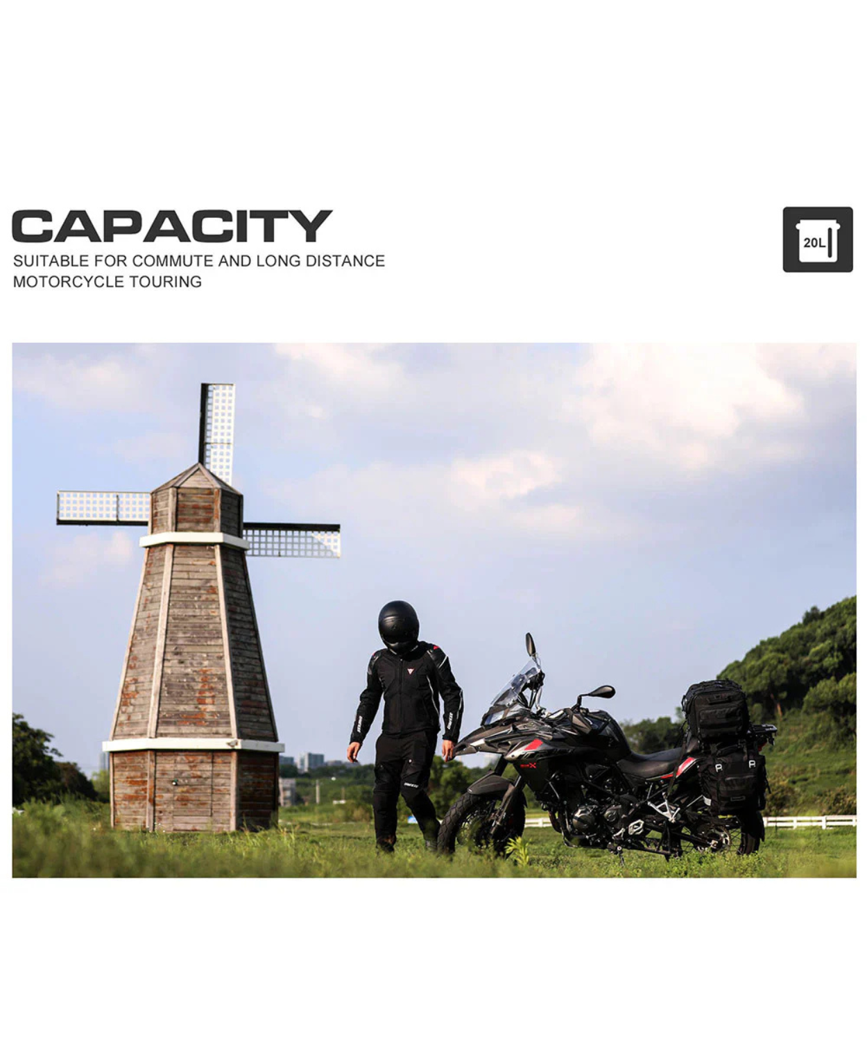 Rhinowalk Sturdy Drift Tail Bag 20L - MT2040