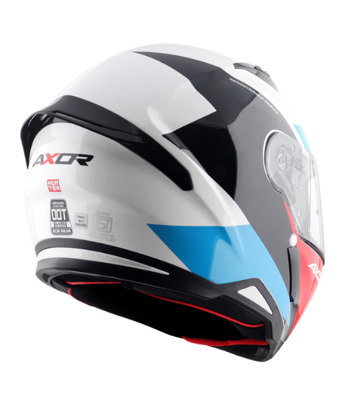 Axor Hunter Turbo Helmet - Gloss White Red