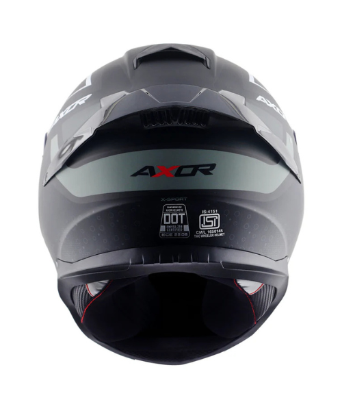 Axor Saber X-Sport Helmet - Dull Black Orange