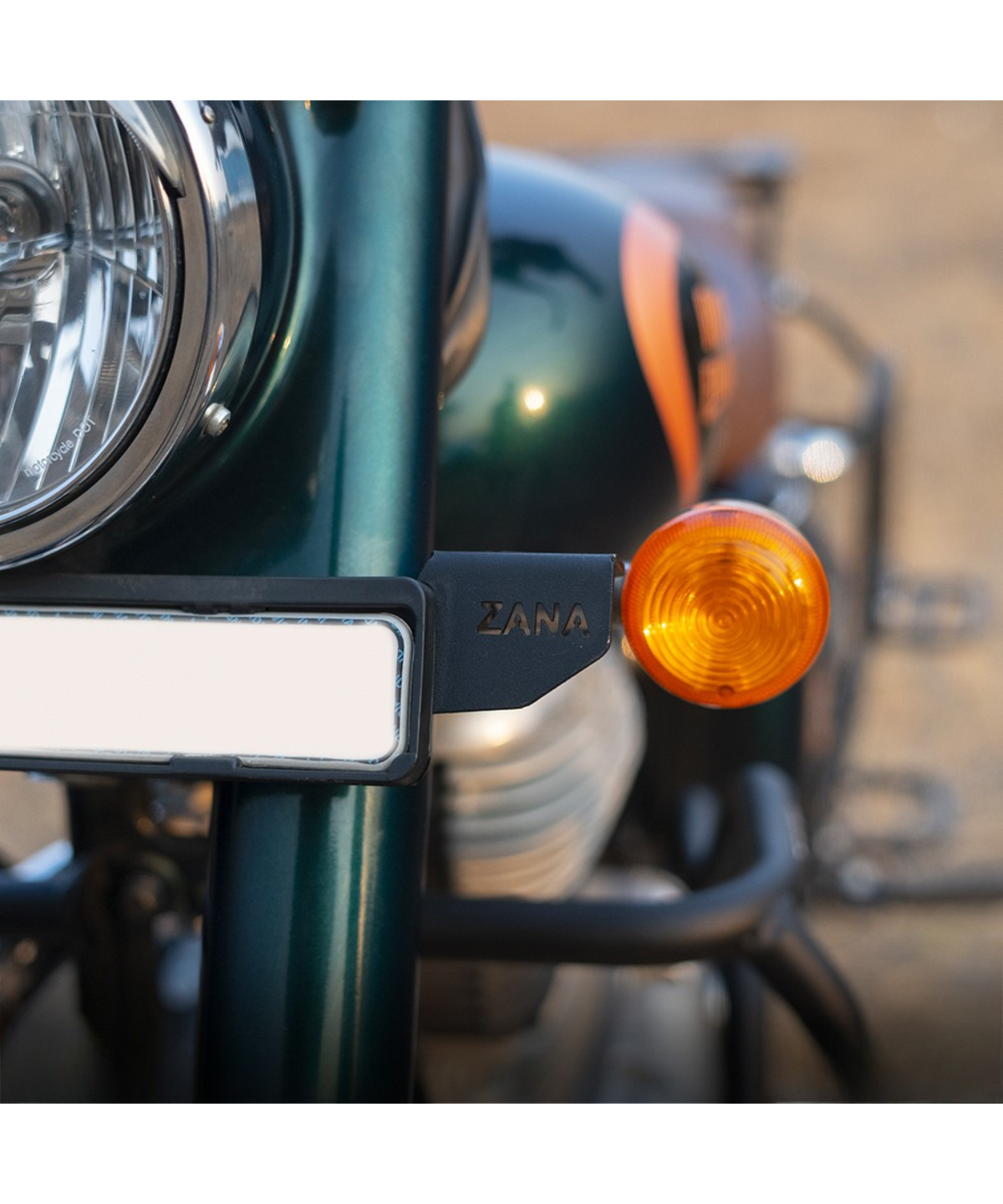Zana Royal Enfield Classic 350 Reborn Fog Light Mount MS - ZI-8353 - Zana