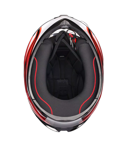 AGV K1 S Lion 035 Helmet - Gloss Black Red White