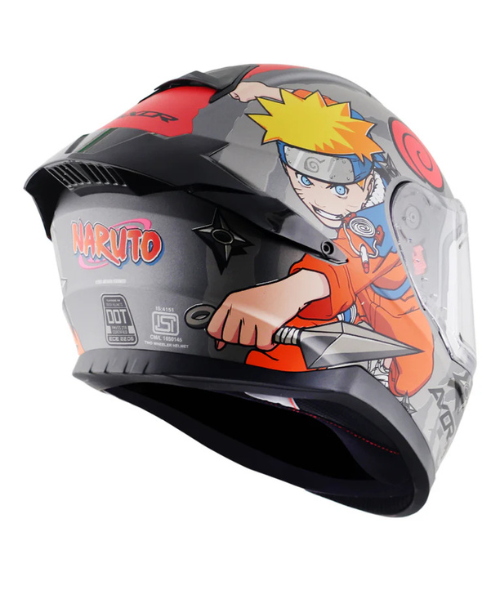 Axor Saber Naruto Helmet - Dull Black Orange