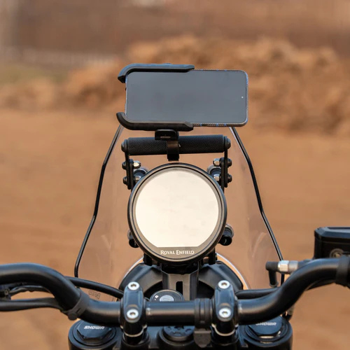 Auto Engina Adjusttable GPS Mount for Royal Enfield Himalayan 450 - Black