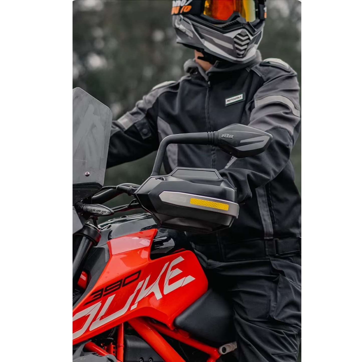 Motowolf Motorcycle Hand Guard - MDL3704