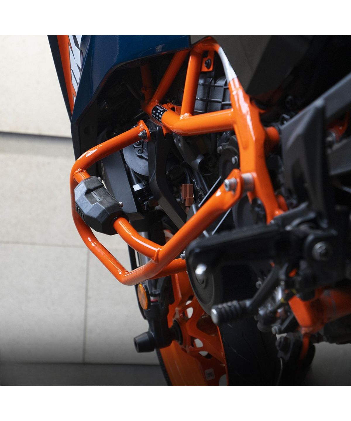 Zana KTM Duke Gen 3 Crash Guard with Puk Slider - Orange - ZI-8418 - Zana