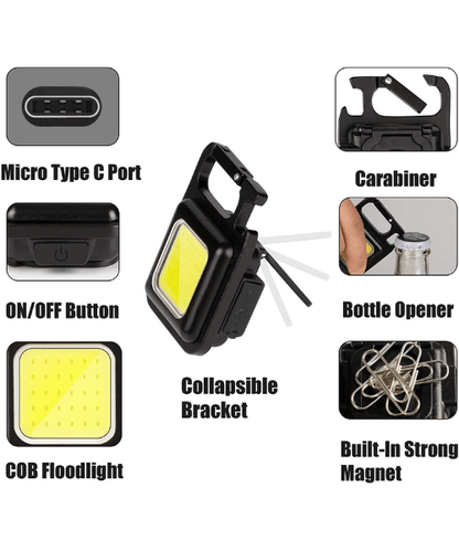 Keychain Led Light - Rechargeable