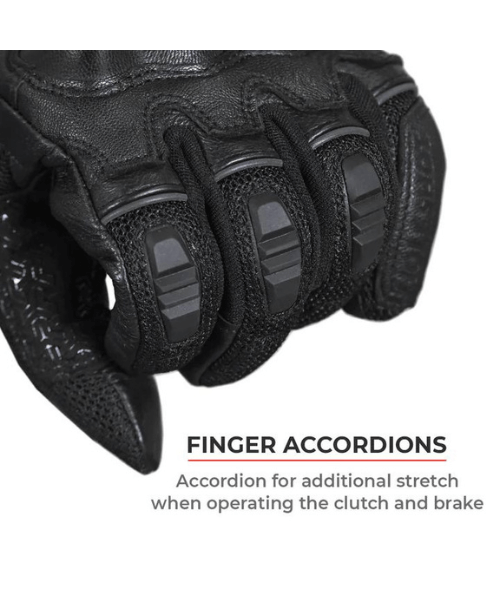 Viaterra Holeshot Summer Mesh Hybrid Gloves - Black