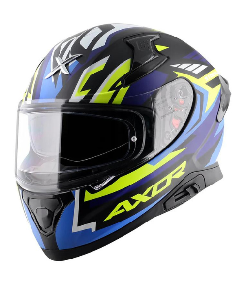 Axor Apex Streak Helmet - Dull Black Blue