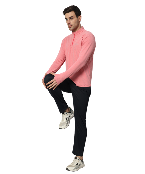 Reccy Men’s Nomadic Full Sleeves T Shirt - Bubblegum