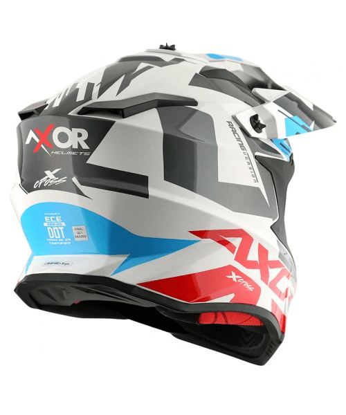 Axor X-CROSS X1 Off Road Helmet - White Red