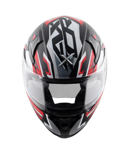 Axor Apex Streak Helmet - Dull Black Red