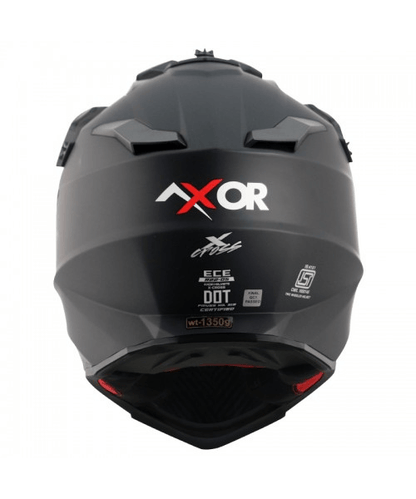 Axor X-Cross Helmet - Dull Black Red