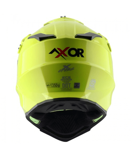 Axor X-Cross Helmet - Neon Yellow Green