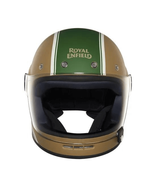 Royal Enfield Drifter V2 Big Stripe Helmet - Matt Desert Storm