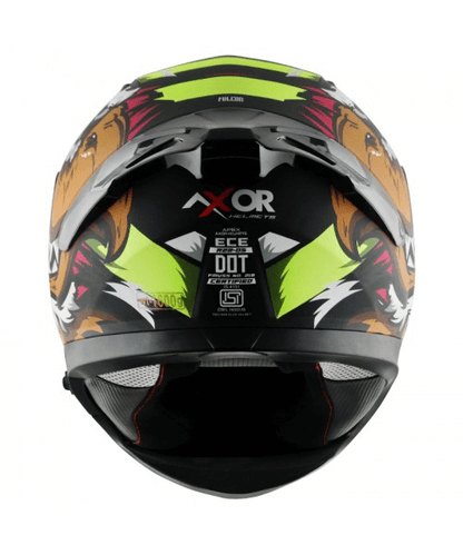 Axor Apex Falcon Helmet - Black Neon Yellow