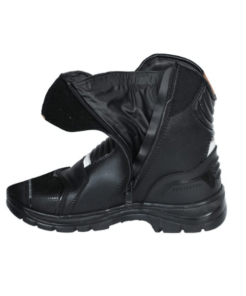 Solace Scout Motorcycle Boots - Black Grey