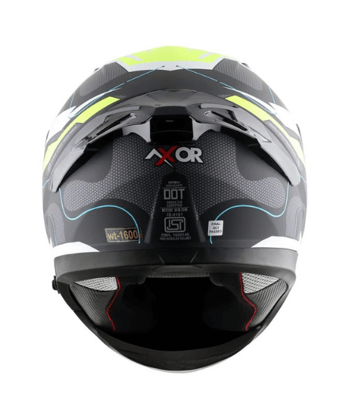 Axor Apex Dynamo Helmet - Matt Black Neon Yellow