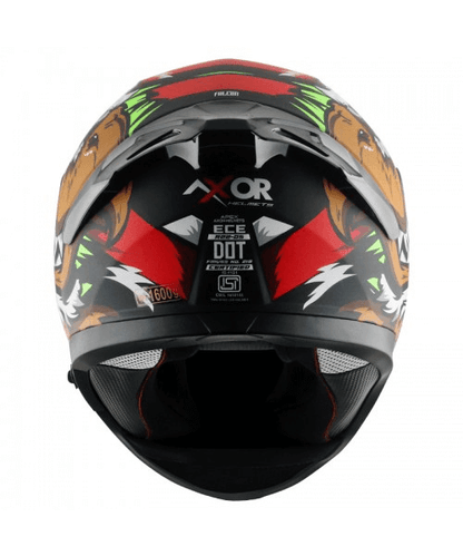 Axor Apex Falcon Helmet - Dull Black Red