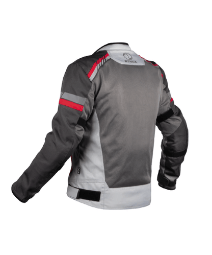 Rynox Air GT 4 Motorcycle Riding Jacket - Grey Red