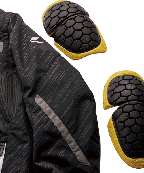 RS Taichi Torque Mesh Riding Jacket - Black White