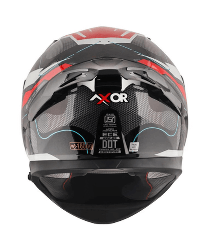 Axor Apex Dynamo Helmet - Gloss Black Red