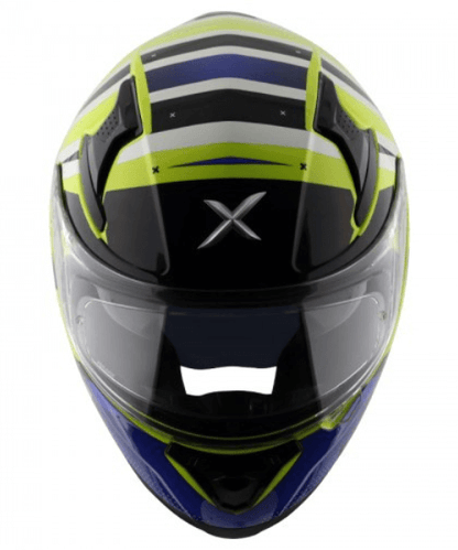 Axor Apex Hex-2 Helmet - Neon Yellow Blue