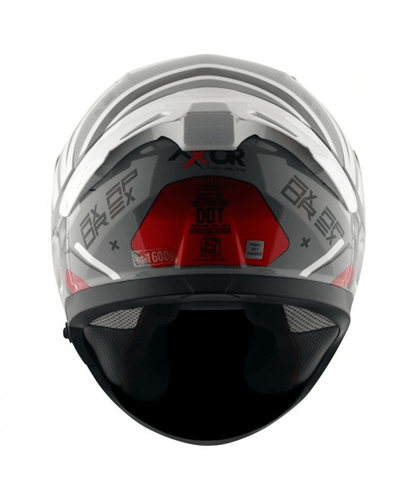 Axor Apex Hex-2 Helmet - Cool Grey Red