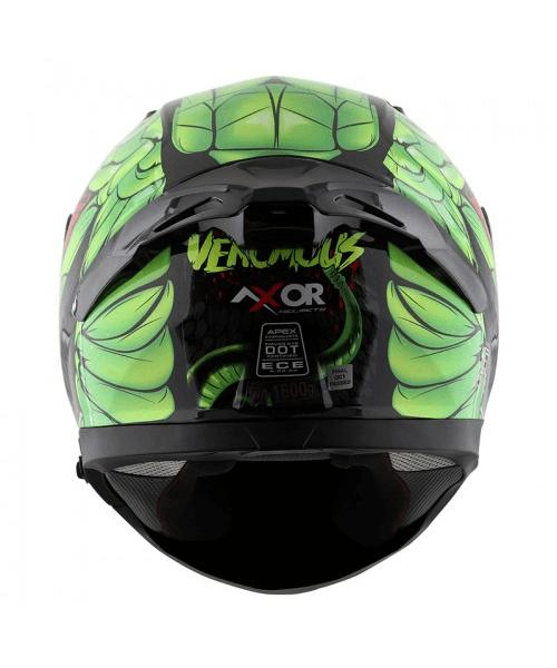 Axor Apex Venomous D/V Helmet - Black Neon Green