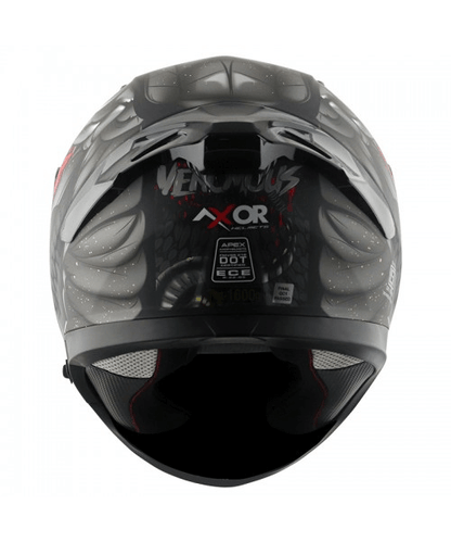 Axor Apex Venomous D/V Helmet - Dull Black Grey