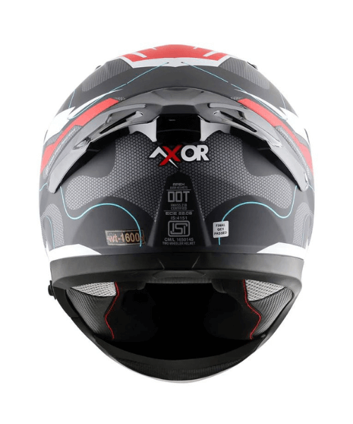 Axor Apex Dynamo Helmet - Matt Black Red