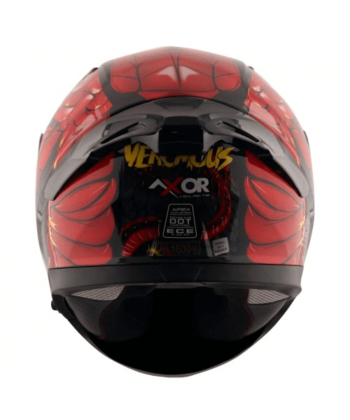 Axor Apex Venomous D/V Helmet - Black Red