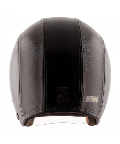 Axor Retro Jet Leather Legend Helmet - Coco Dark