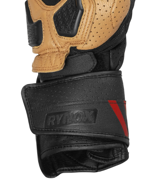 Rynox Storm Evo 3 Riding Gloves - Sand Brown Black