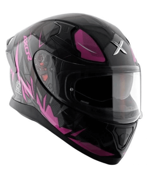 Axor Apex Hunter Helmet- Gloss Black Pink