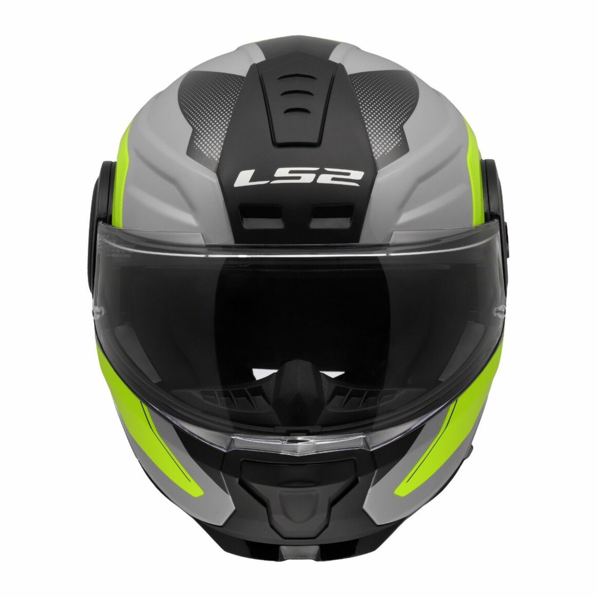 LS2 FF902 Scope ll Duria Helmet - Matt Grey Hi-Viz Yellow - LS2