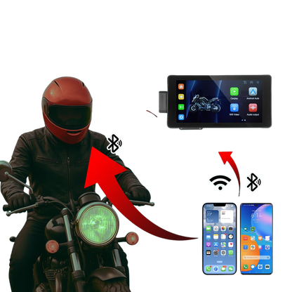 Simtac M10DT Motorcycle Navigation Screen 5.5 Inches with DVR / TPMS