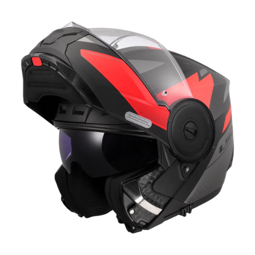 LS2 FF902 Scope ll Duria Helmet - Matt Black Red - LS2