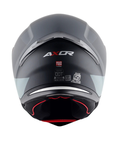 Axor Hunter Turbo Helmet - Dull Black Grey