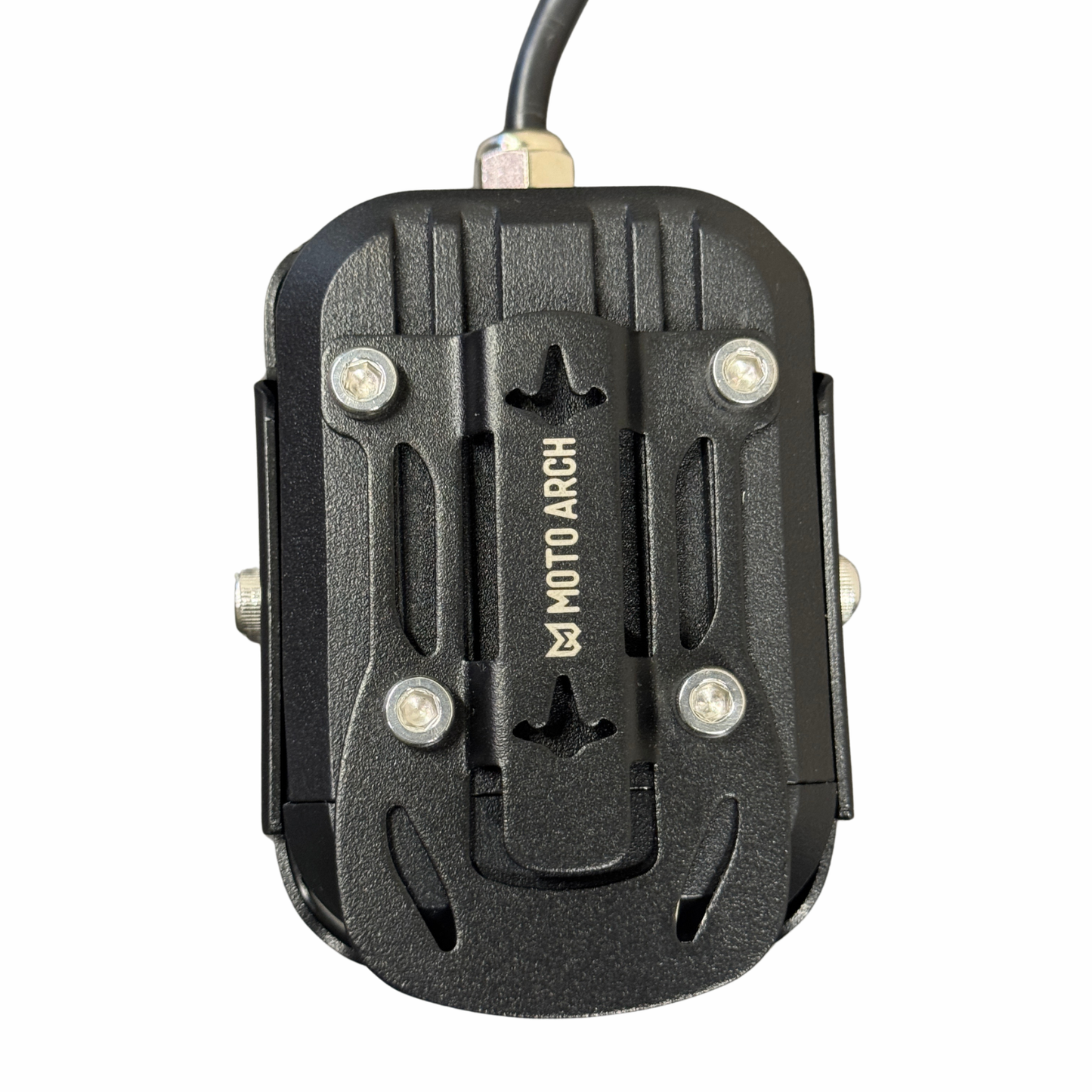 Moto Arch J05 60W Fog Light with Wireharness / Clamps / Wireless Switch - White Yellow