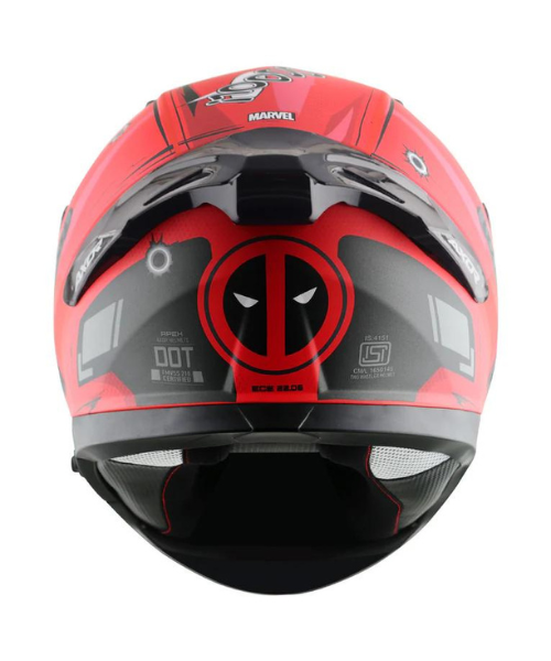 Axor Apex Marvel Deadpool Helmet - Dull Red Black