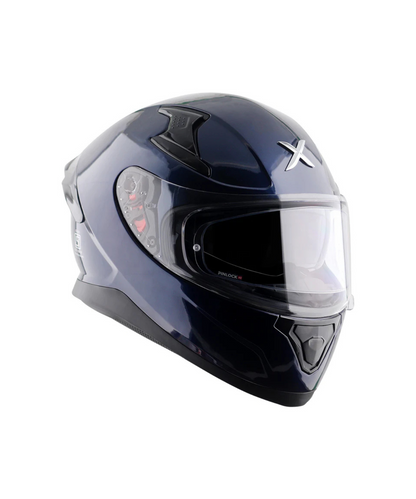 Axor Apex Solid Helmet - Gloss Deep Blue