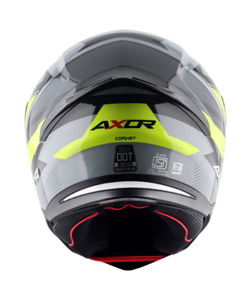 Axor Hunter Cornet Helmet - Gloss Nardo Grey Neon Yellow