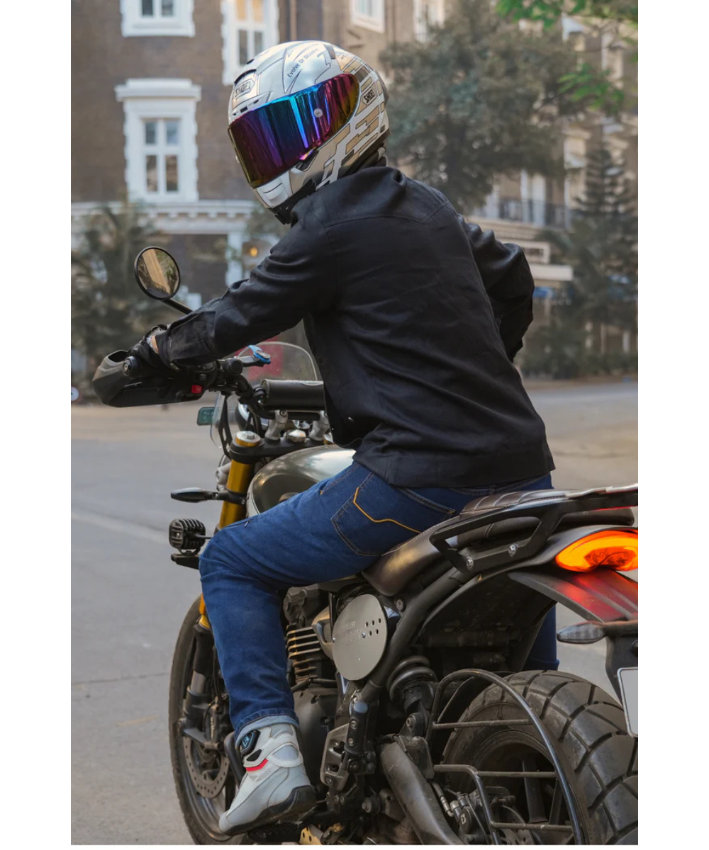 Rollin Denims Shadow 2.0 CORE-X Riding Jeans with Armour - Dark Blue