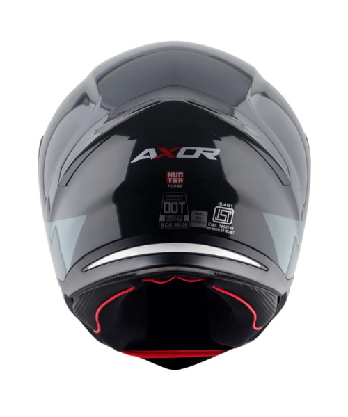 Axor Hunter Turbo Helmet - Gloss Black Grey